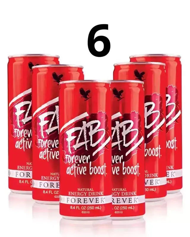 Energético FAB - Forever Active Booster c/ 6 unidades de 269 ml Aloe Mais - Aloe vera Forever