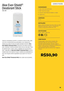 Desodorante Natural de Aloe Ever Shield Sem Alumínio Forever