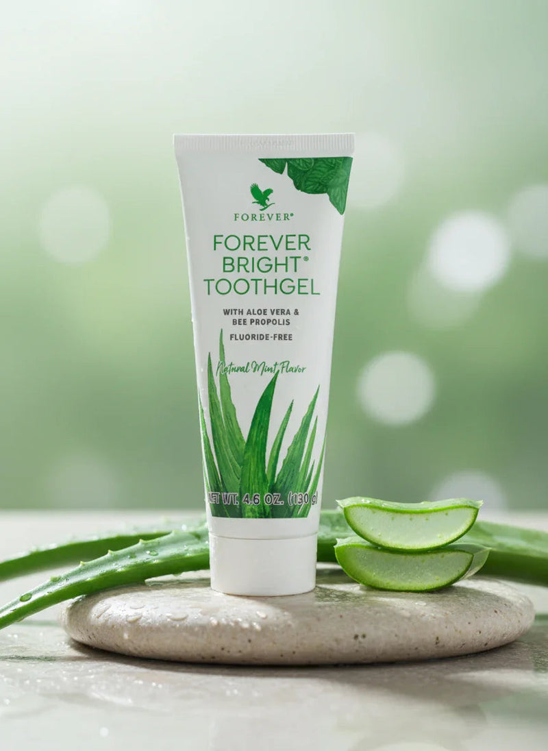 Pasta de Dente Natural sem Fluor + Aloe Vera e Própolis 130gr Forever