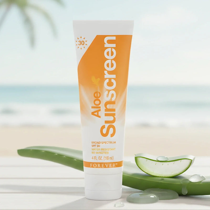 Protetor Solar de Aloe Vera Natural Sun Screen Forever